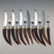 Vintage British Antler Handle Dinner Cutlery Set of 6 Pairs RF MOSLEY